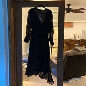 NWT! J Crew dress long sleeve formal dress. V-neck dress
